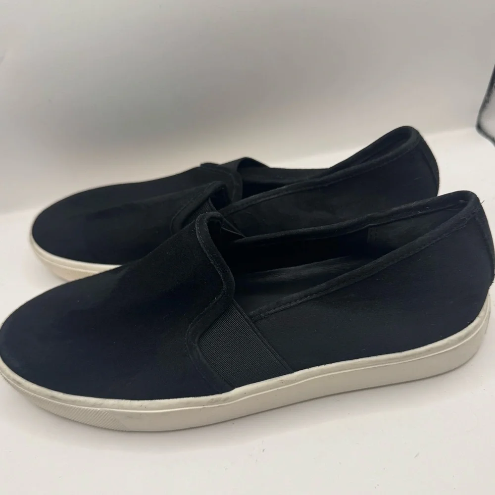 Vince Women’s Size 6‎ Blair-5 Slip on Black Suede Shoes